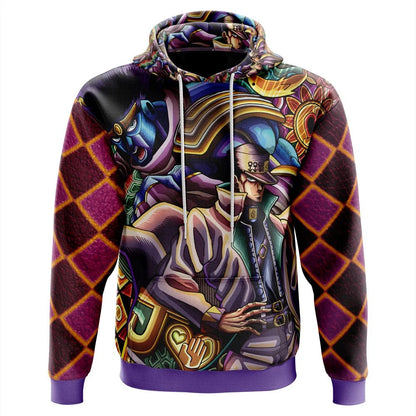 JoJo's Bizarre Adventure Hoodie Jotaro Kujo Character Hoodie Colorful Unisex