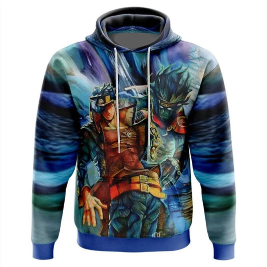 JoJo's Bizarre Adventure Hoodie Jotaro Kujo Star Platinum Hoodie Colorful Unisex