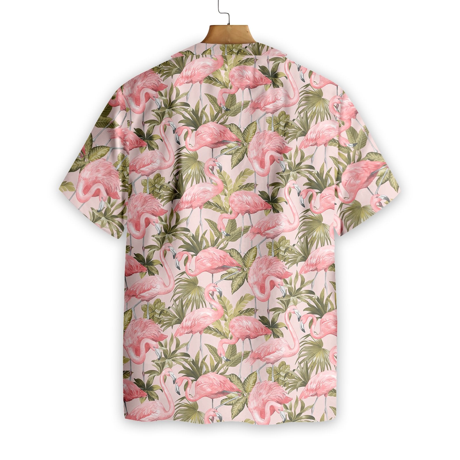Unifinz Flamingo Aloha Shirt Pink Aloha Shirt Flamingo Forest Pattern Hawaiian Shirt Flamingo Hawaii Shirt 2023