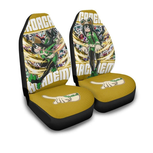 My Hero Academia Car Seat Covers Tsuyu Asui Froppy Character Seat Covers