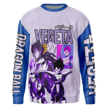 Dragon Ball Sweatshirt Vegeta Dragon Ball Super Sweatshirt Blue Purple Unisex