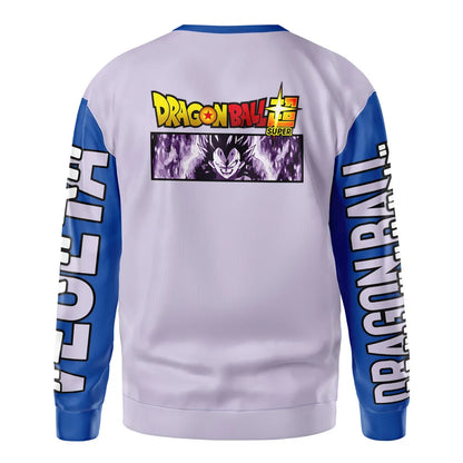 Dragon Ball Sweatshirt Vegeta Dragon Ball Super Sweatshirt Blue Purple Unisex