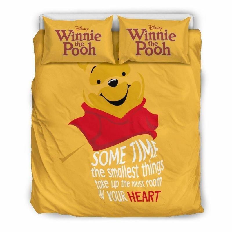 WTP Bedding Set DN The Smallest Things Take Up Most Room In Your Heart Duvet Covers Yellow Unique Gift