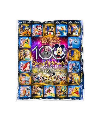 DN Blanket Famous Characters !00 Years Of Wonder Blanket