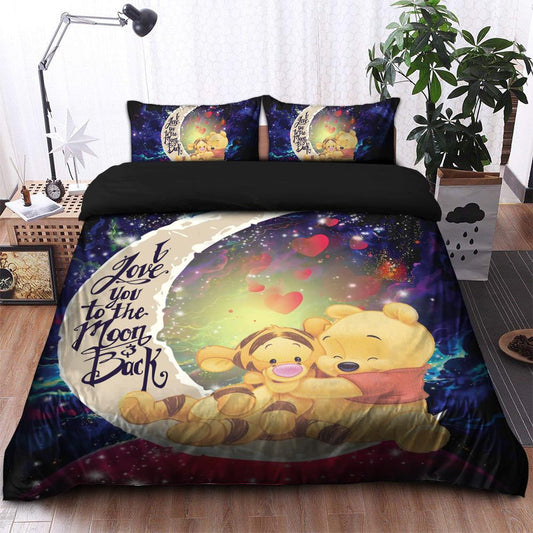 WTP Bedding Set DN Pooh Eeyore Love You To The Moon Duvet Covers Colorful Unique Gift