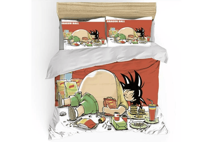 Dragon Ball Bedding Set Dragon Ball Goku Full Belly Duvet Covers Colorful Unique Gift