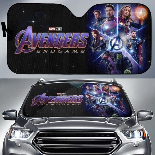 MV Windshield Sun Shade Avengers End Game Blue Car Sun Shade MV Car Sun Shade