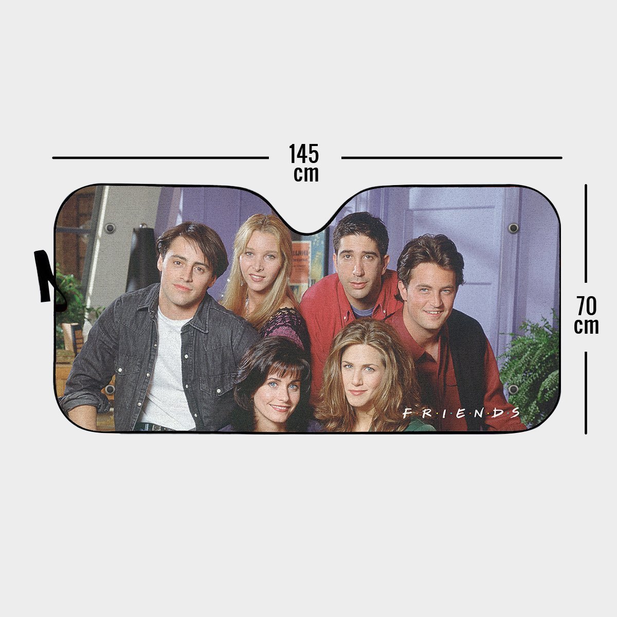  F.R.I.E.N.D.S Car Sun Shade F.R.I.E.N.D.S Characters Auto Sun Shade