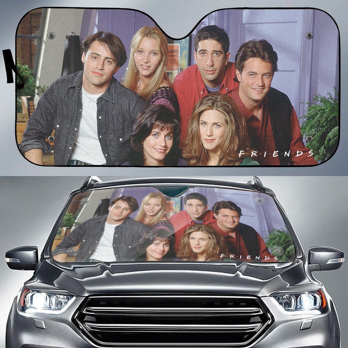  F.R.I.E.N.D.S Car Sun Shade F.R.I.E.N.D.S Characters Auto Sun Shade