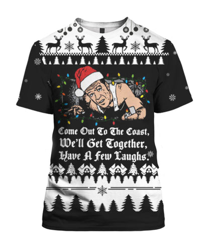 Die Hard Hoodie Come Out To The Coast Die Hard T-shirt Black White Unisex