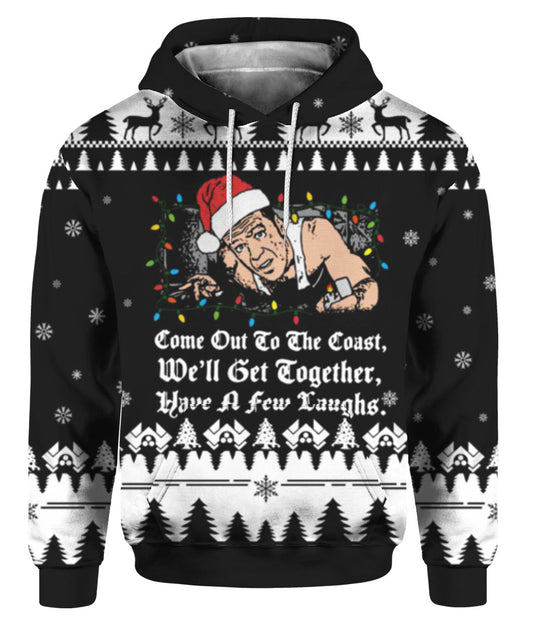 Die Hard Hoodie Come Out To The Coast Die Hard T-shirt Black White Unisex