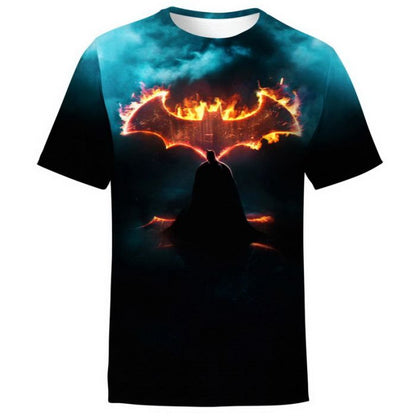Batman Hoodie DC Batman Dark Knight Returns T-shirt Black Blue Unisex