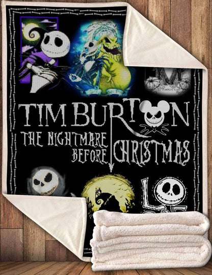  Nightmare Before Christmas Blanket Tim Burton's The Nightmare Before Christmas Blanket