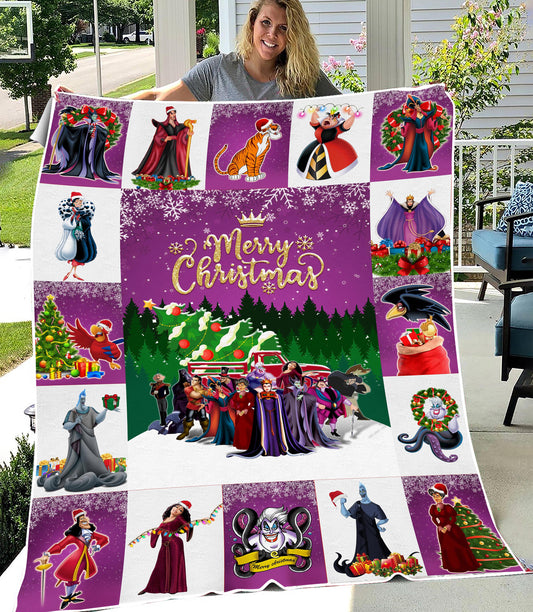 DN Christmas Blanket DN Villains Christmas Blanket