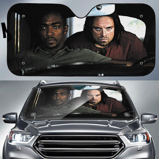  MV Car Sun Shade Bucky And Falcon Auto Sun Shade MV Fan Gift