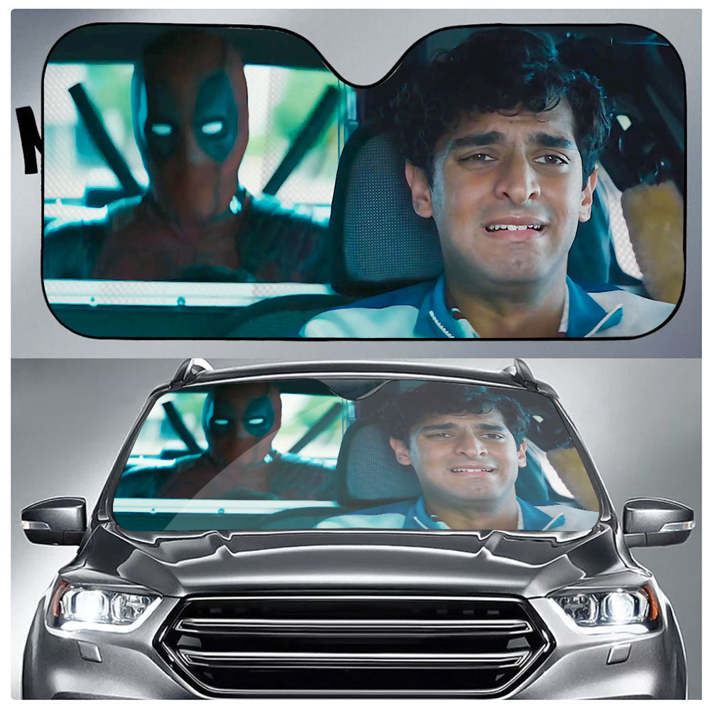  MV Deadpool Car Sun Shade Deadpool Taxi Auto Sun Shade