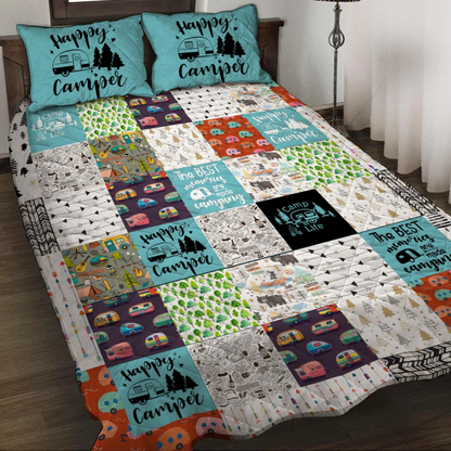 Camping Bedding Set The Best Memories Are Made Camping Duvet Covers Colorful Unique Gift