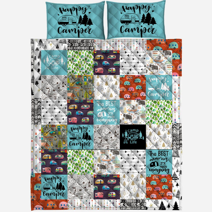 Camping Bedding Set The Best Memories Are Made Camping Duvet Covers Colorful Unique Gift
