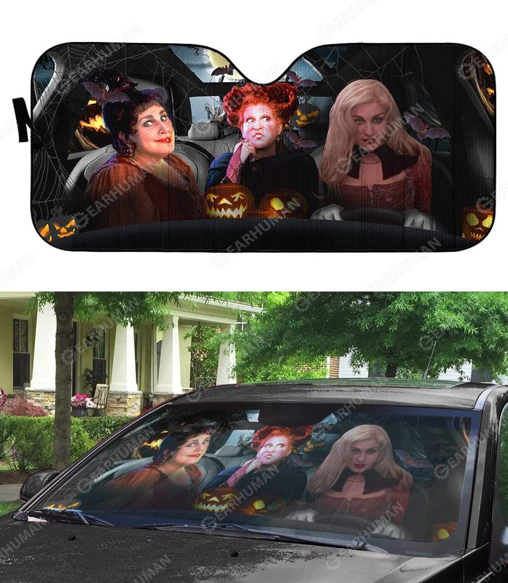  Hocus Pocus Car Sun Shade Hocus Pocus Characters Windshield Sun Shade