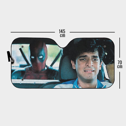  MV Deadpool Car Sun Shade Deadpool Taxi Auto Sun Shade