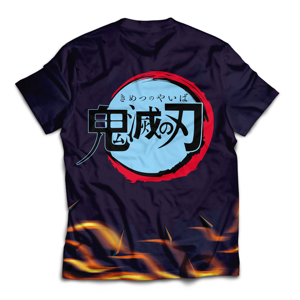 Unifinz Demon Slayer Shirt Tanjiro Nezuko Giyu Tomioka Zenitsu Inosuke Fire Black T-shirt Demon Slayer Apparel 2022