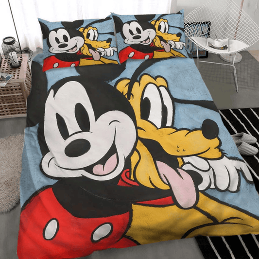 MM Bedding Set DN MM And Pluto Pet Graphic Duvet Covers Colorful Unique Gift