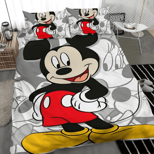 MM Bedding Set DN MM With Minnie Background Duvet Covers Colorful Unique Gift