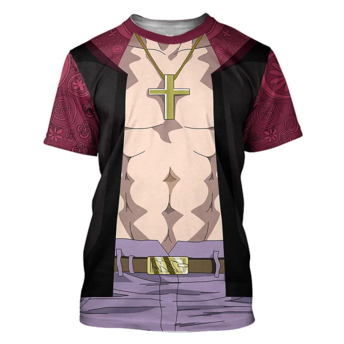 One Piece Hoodie One Piece Shichibukai Mihawk Costume T-shirt Colorful Unisex