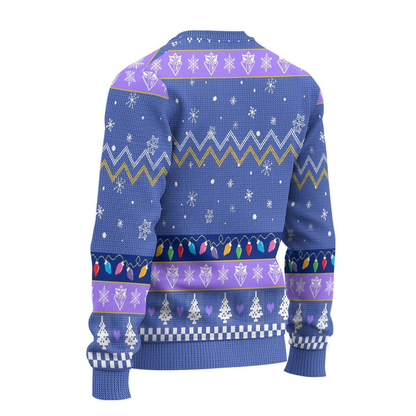 Jujutsu Kaisen Sweatshirt Satoru Gojo Christmas Celebration Sweatshirt Blue Unisex Adults New Release