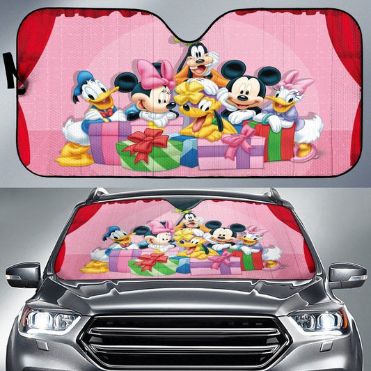 DN Car Sun Shade Mickey Mouse Friends Gifts Windshield Sun Shade