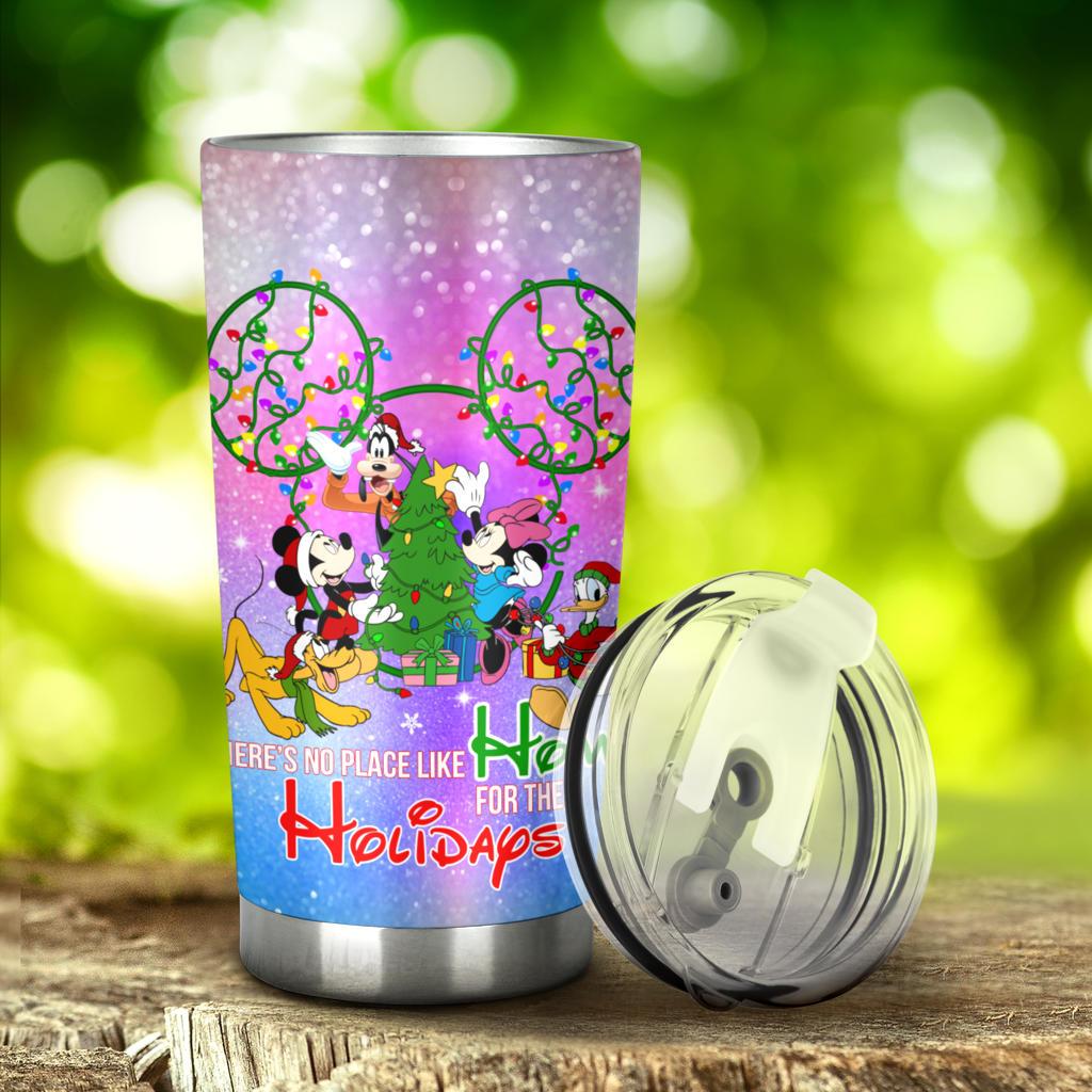 DN Christmas Tumbler There Is No Place Like Home For The Holidays Tumbler Cup