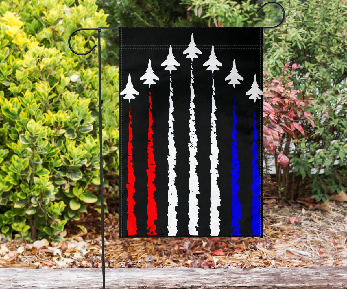 Unifinz 4th Of July Flags US Air Force Show Red White Blue Flags 4th Of July House Flag Independece Day's Gift Flag 2022