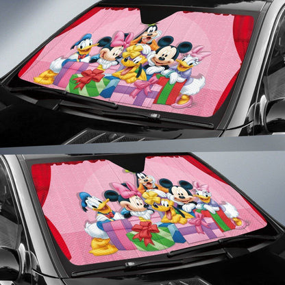 DN Car Sun Shade Mickey Mouse Friends Gifts Windshield Sun Shade