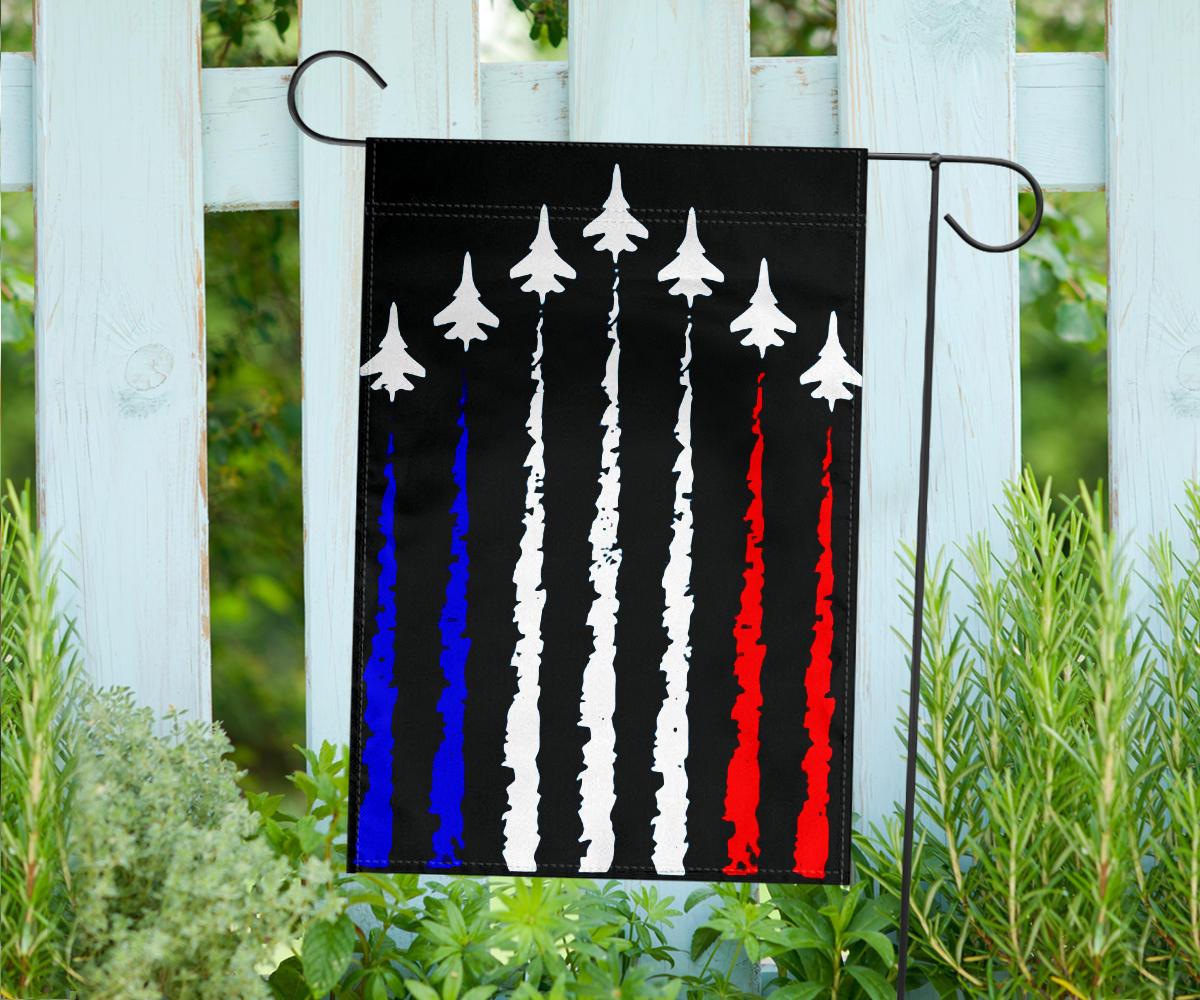 Unifinz 4th Of July Flags US Air Force Show Red White Blue Flags 4th Of July House Flag Independece Day's Gift Flag 2022