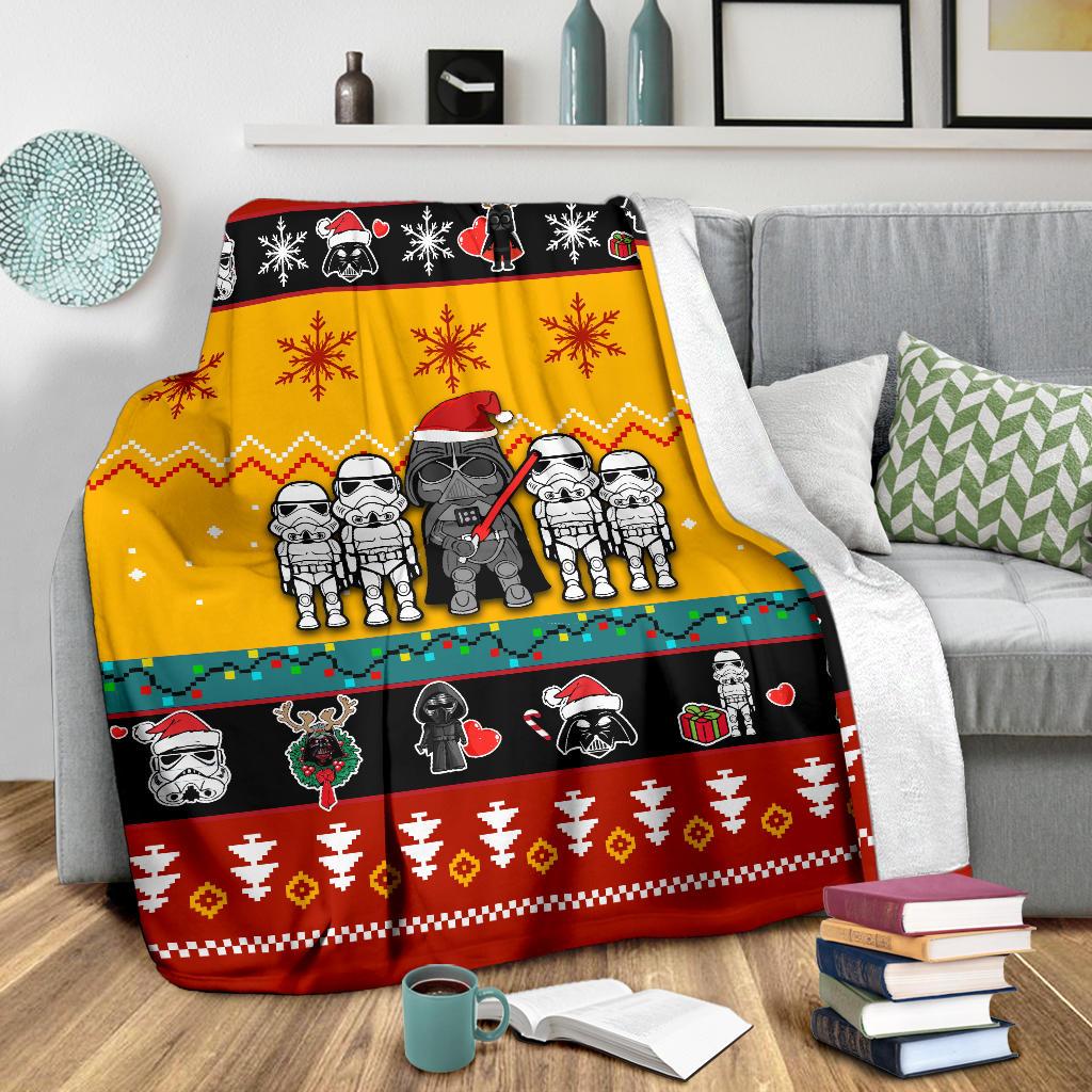 SW Blanket Darth Vader Stormtrooper Army Red Yellow Black Blanket