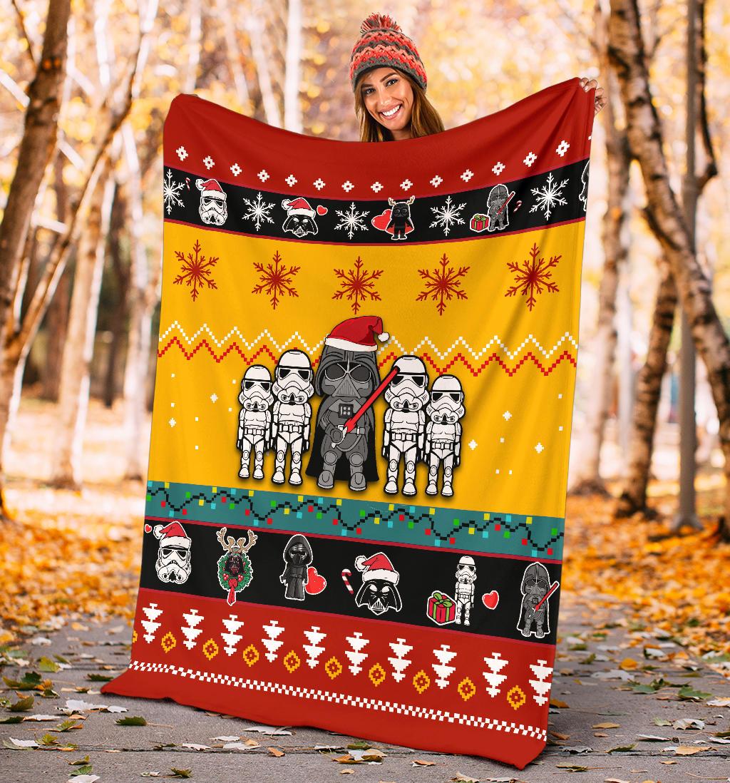 SW Blanket Darth Vader Stormtrooper Army Red Yellow Black Blanket