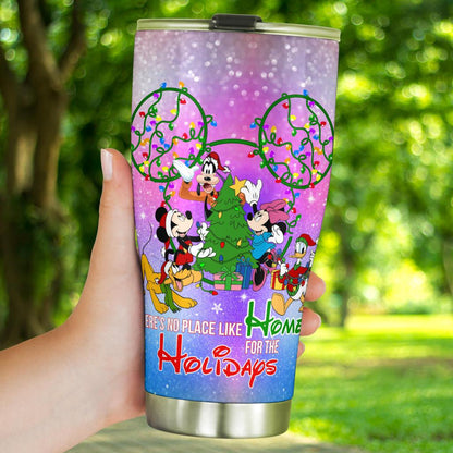 DN Christmas Tumbler There Is No Place Like Home For The Holidays Tumbler Cup