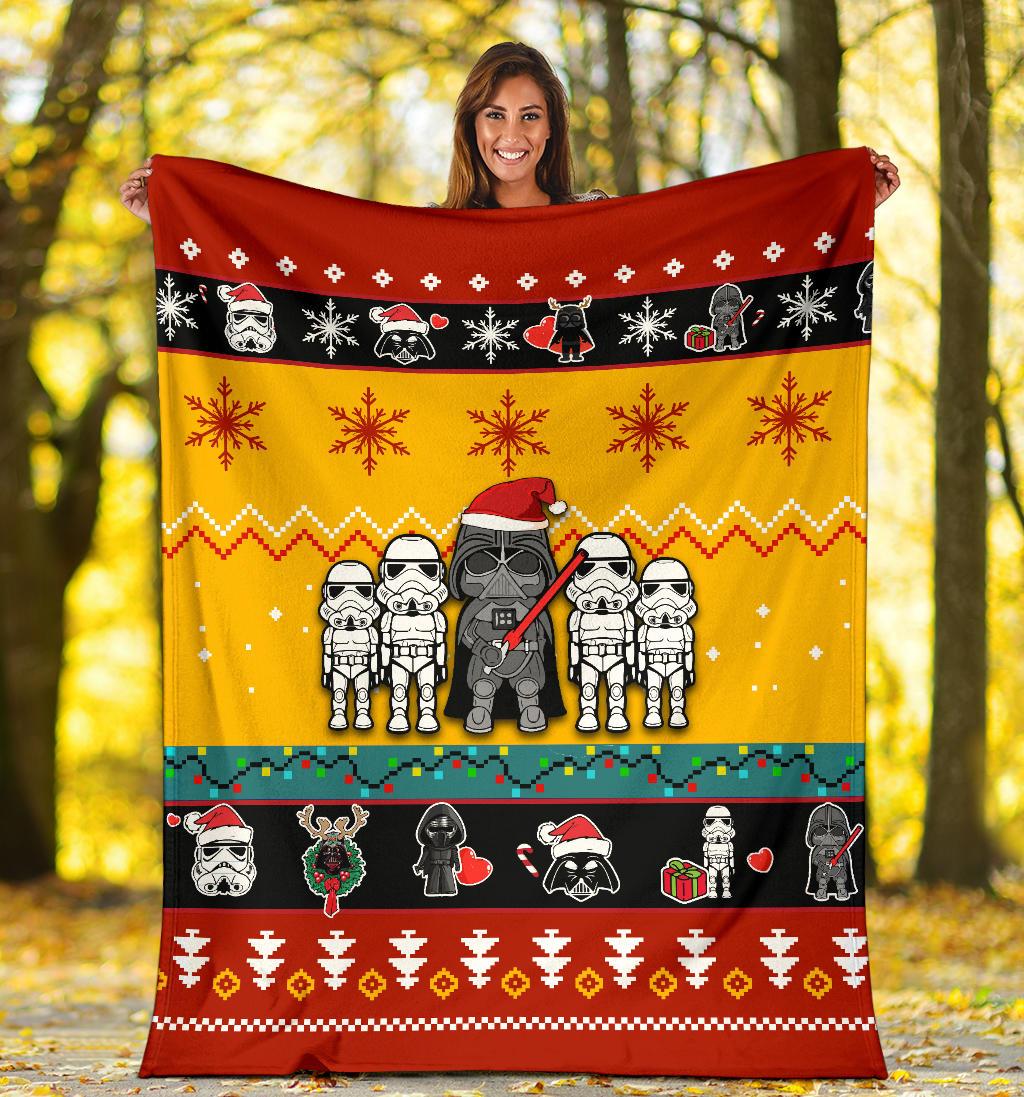 SW Blanket Darth Vader Stormtrooper Army Red Yellow Black Blanket