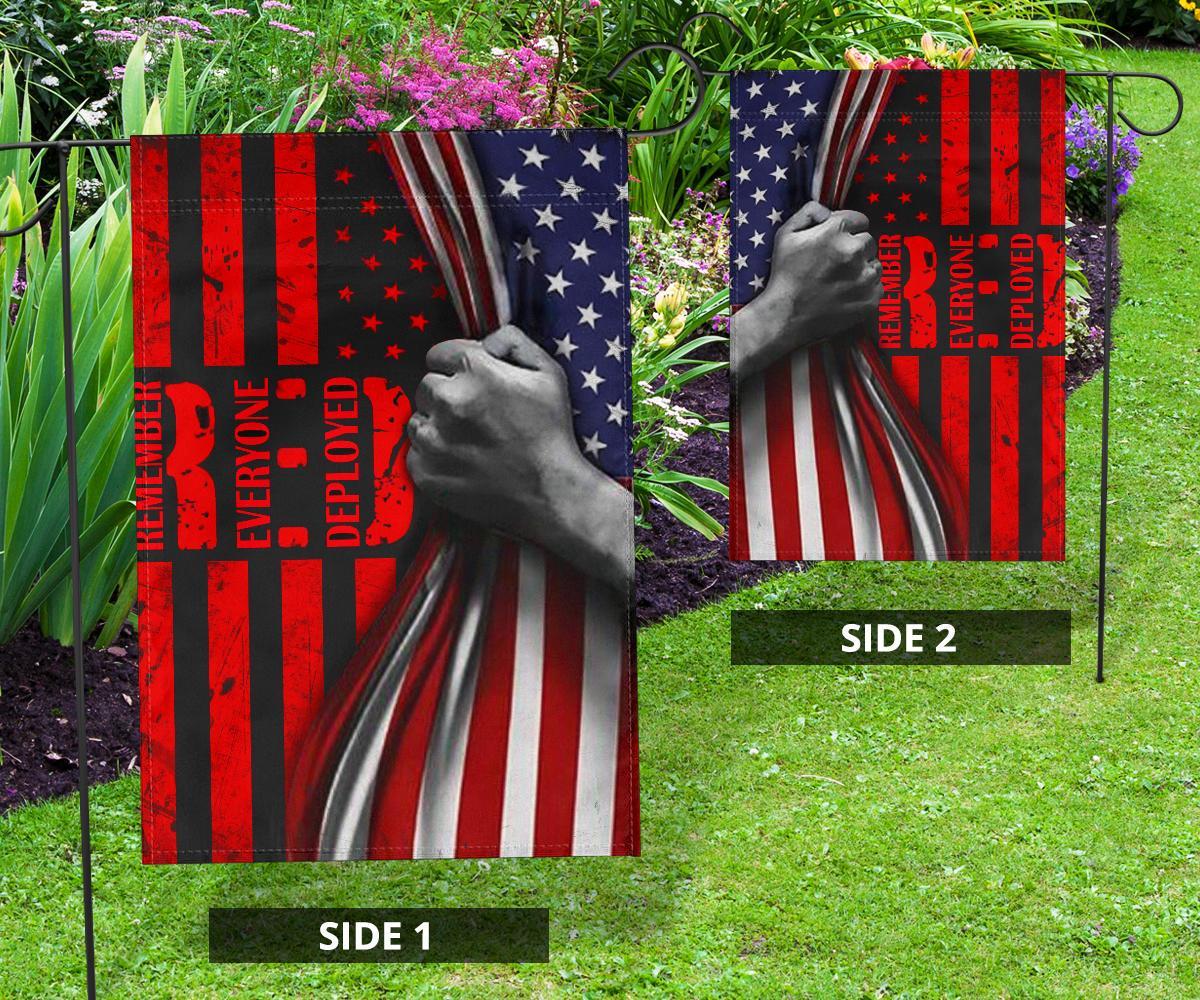 Unifinz 4th Of July Flags Remember Everyone Deployed Flag Independence Day Gift 4th Of July Garden Flag 2022