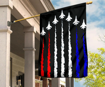 Unifinz 4th Of July Flags US Air Force Show Red White Blue Flags 4th Of July House Flag Independece Day's Gift Flag 2022