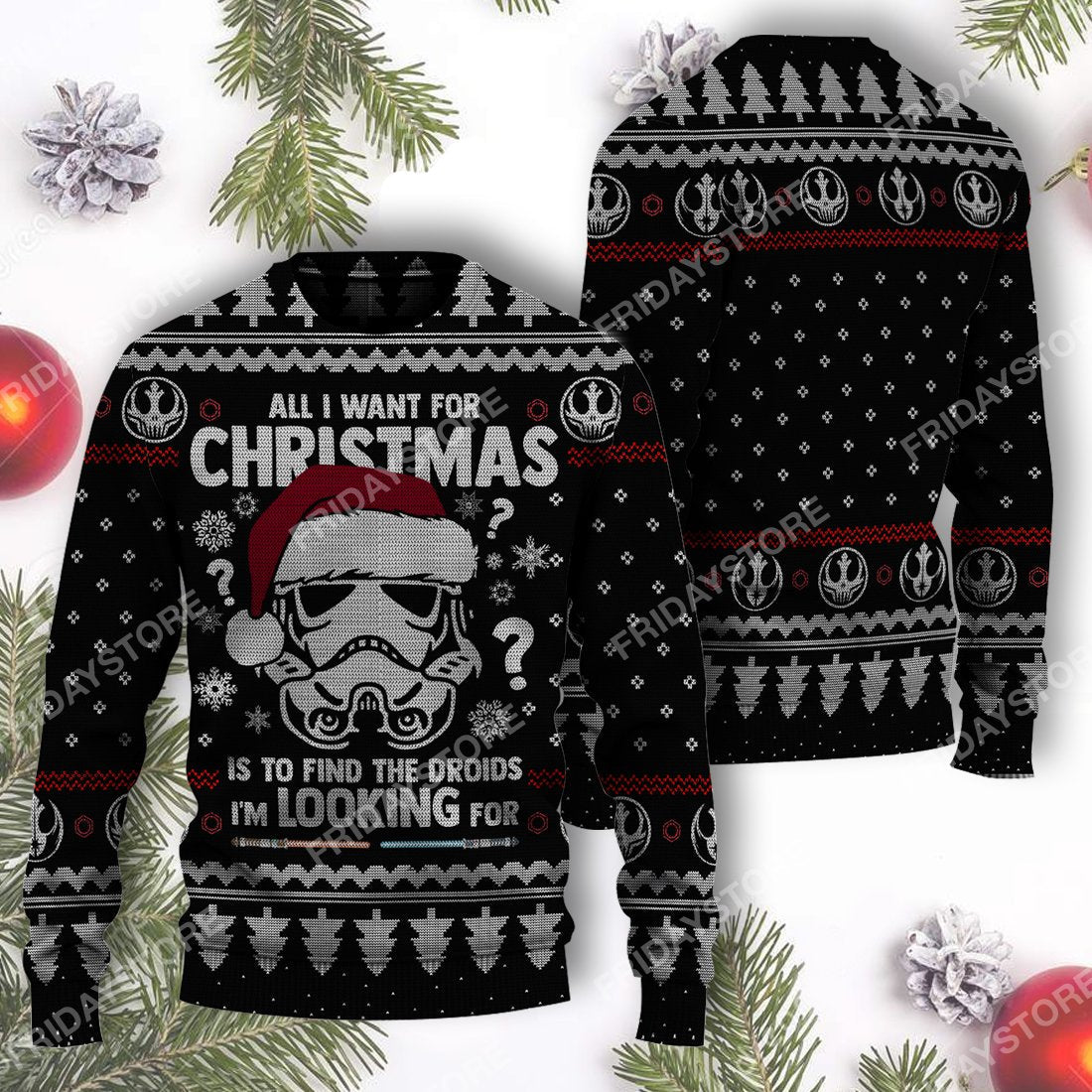 SW All I Want Christmas Is To Find The Droids Sweater