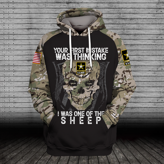 Unifinz U.S Army Veteran Hoodie Your First Mistake T-shirt Veteran Shirt Military Hoodie Apparel 2022