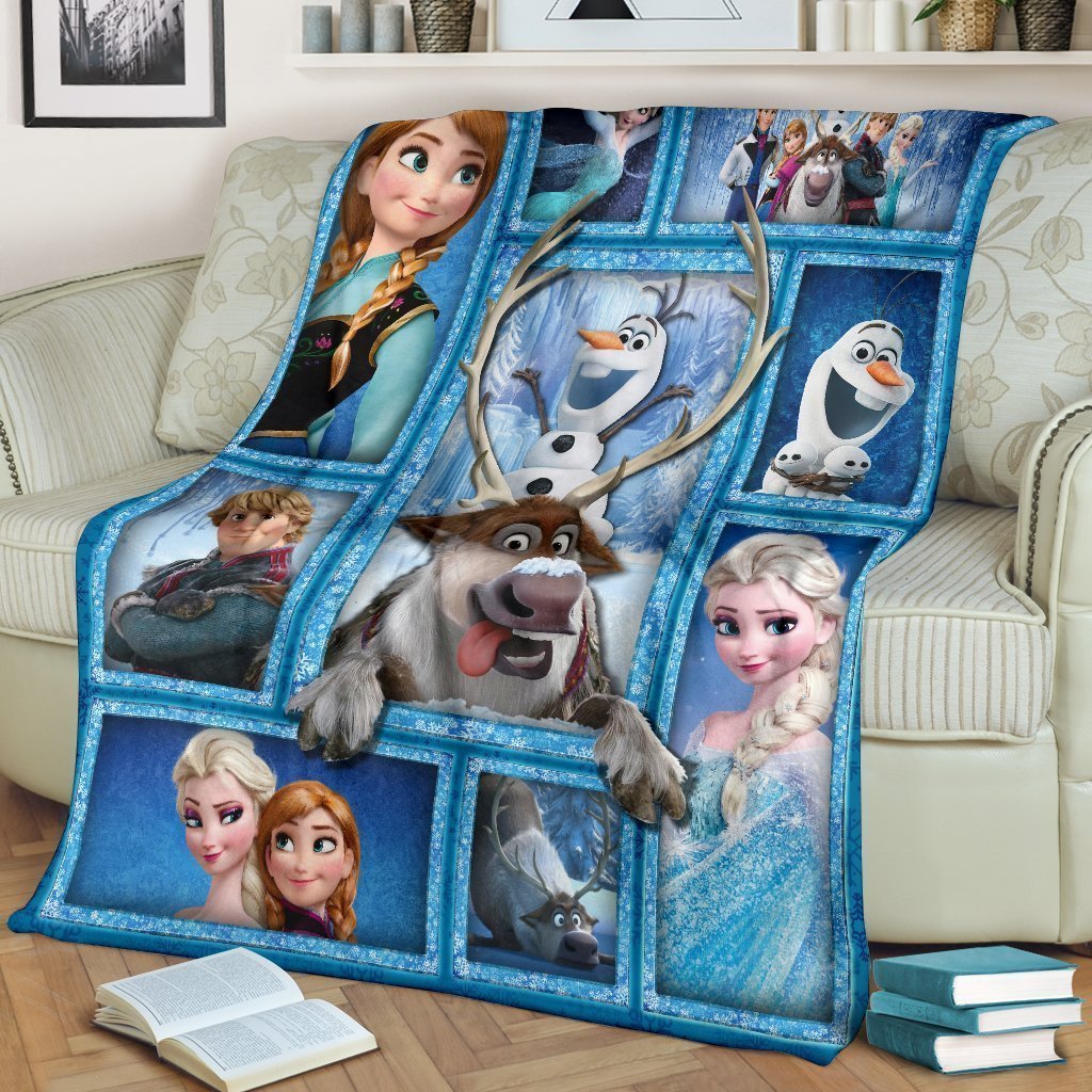 DN Blanket Frozen Blanket Frozen Characters Olaf And Sven 3d Blanket