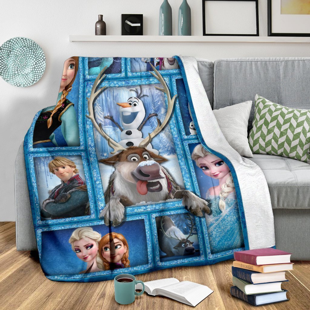 DN Blanket Frozen Blanket Frozen Characters Olaf And Sven 3d Blanket