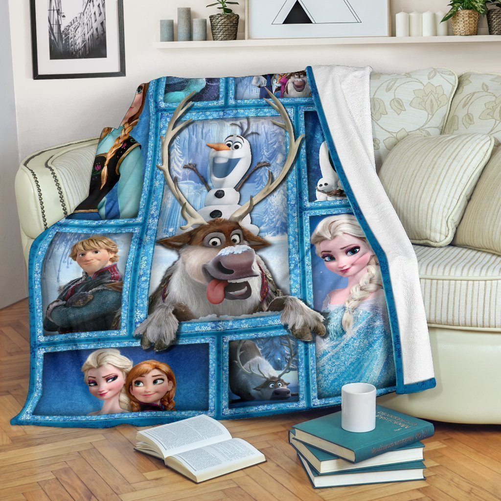 DN Blanket Frozen Blanket Frozen Characters Olaf And Sven 3d Blanket