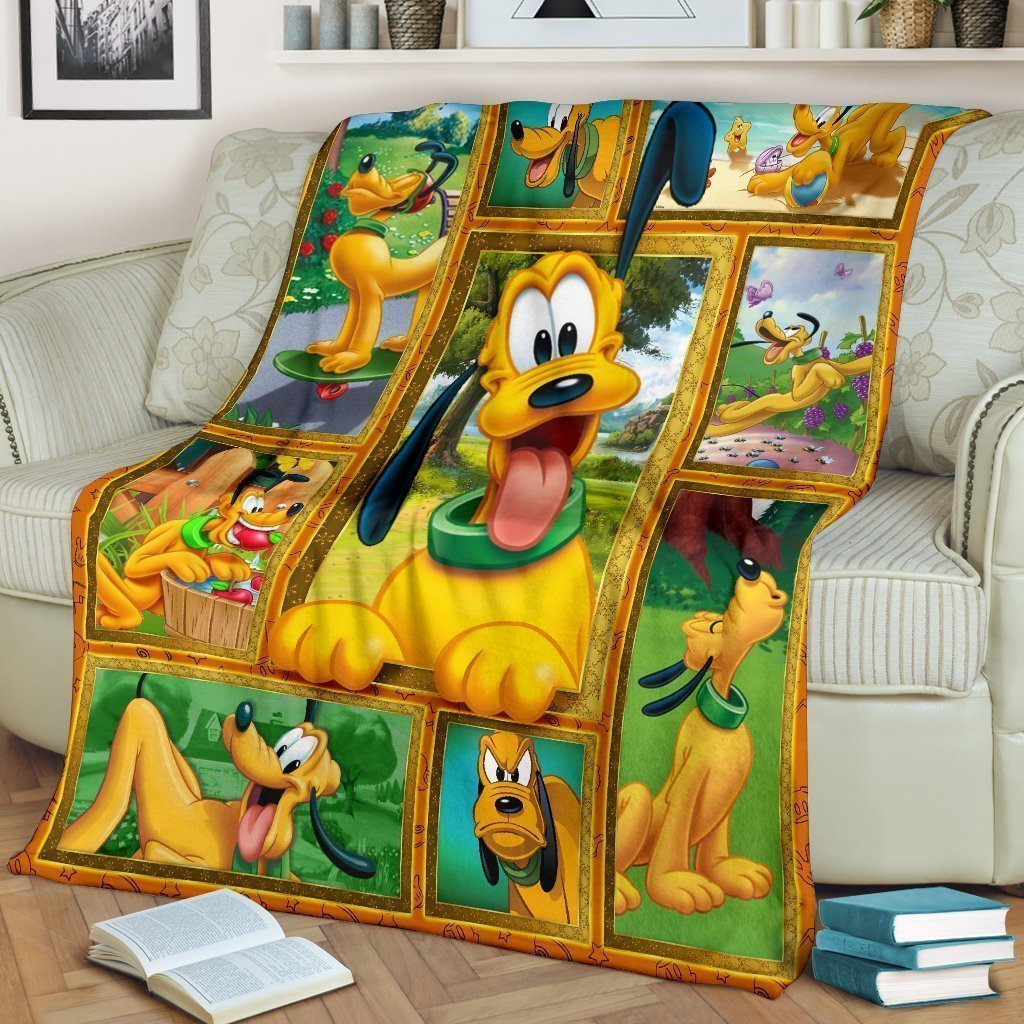 DN Blanket Cute Pluto Yellow Blanket