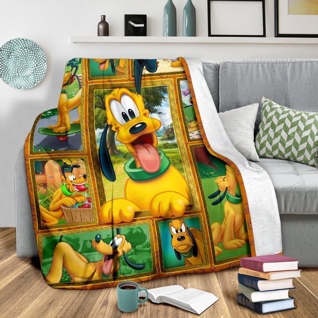 DN Blanket Cute Pluto Yellow Blanket