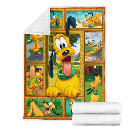 DN Blanket Cute Pluto Yellow Blanket