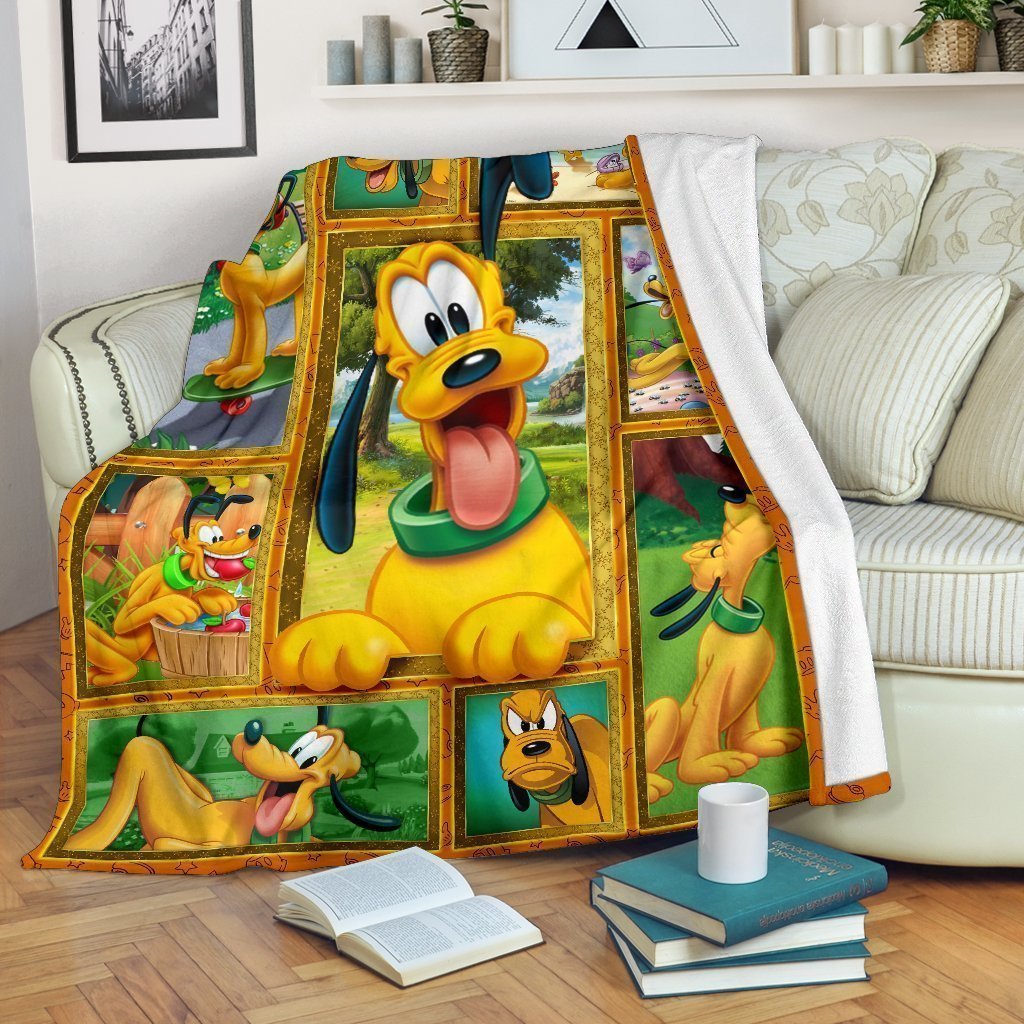 DN Blanket Cute Pluto Yellow Blanket