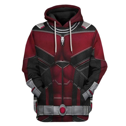 MV Hoodie Ant Man Suit Costume Red Hoodie